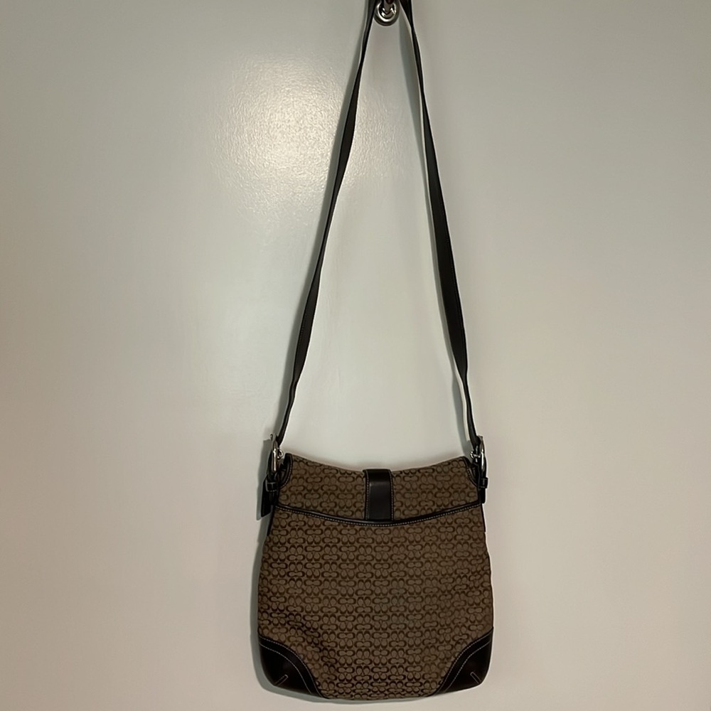 Authentic Coach Shoulder Bag, Purse ca. 2002 brown, tan - Picture 6 of 6